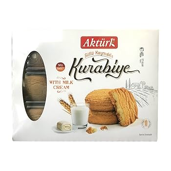 AKTÜRK KURABİYE SÜTLÜ MAHLEPLİ 400 GR