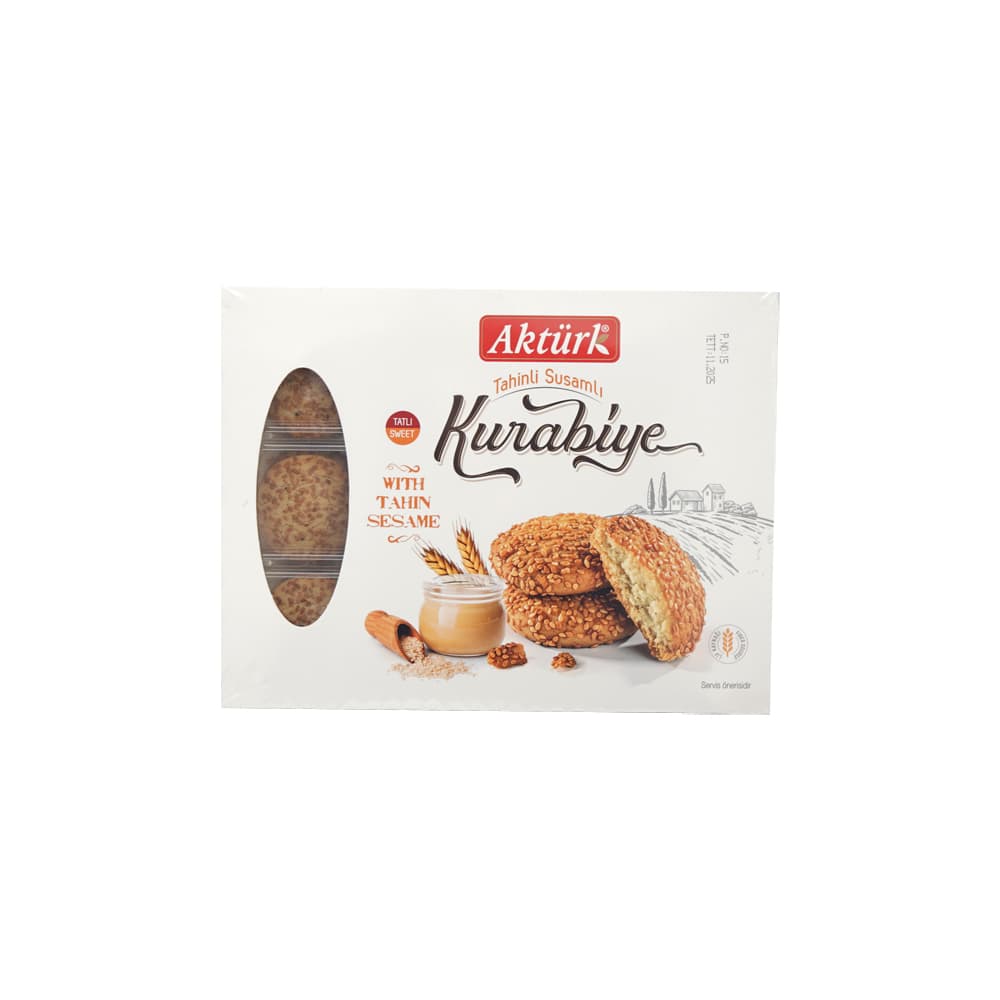 AKTÜRK KURABİYE TAHİNLİ SUSAMLI 400 GR