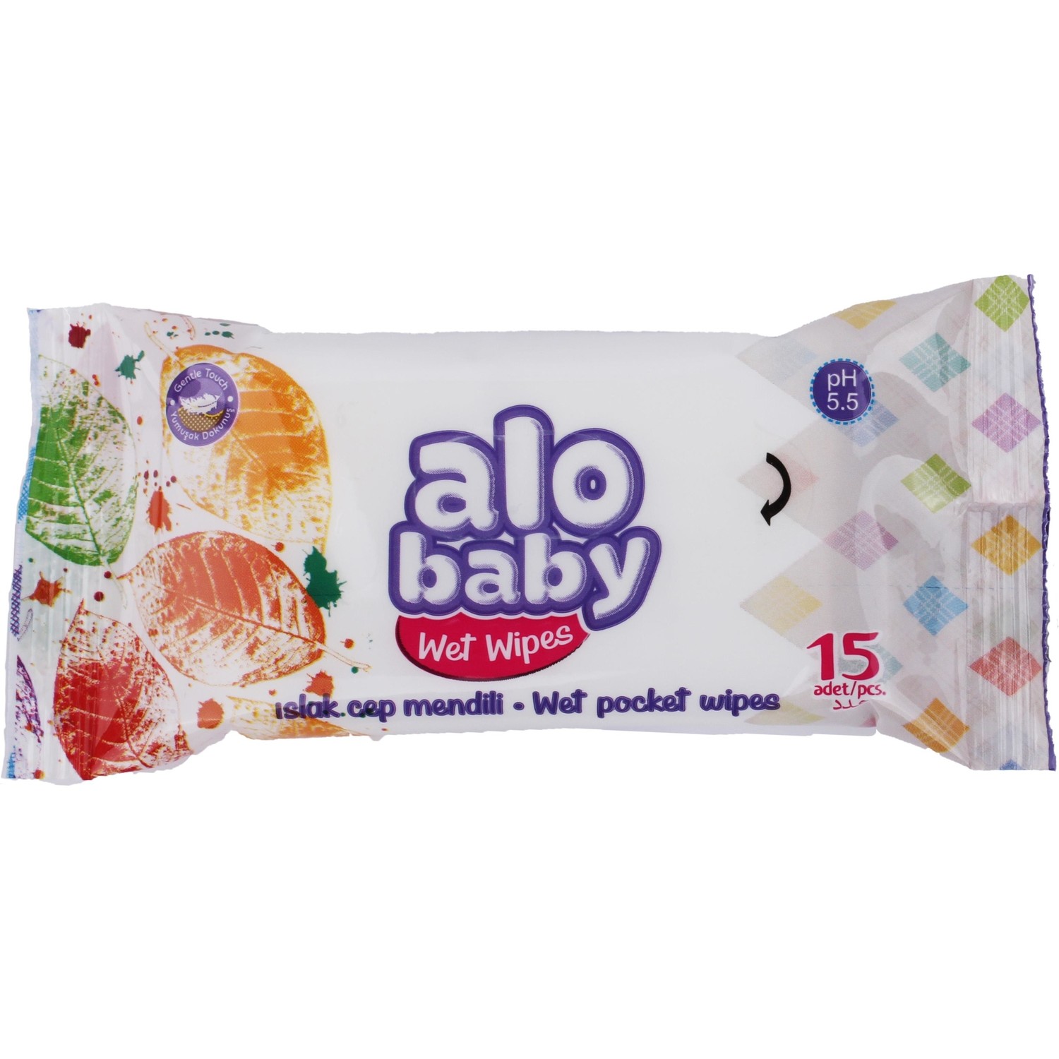 ALO BABY CEP ISLAK MENDİL 15'Lİ