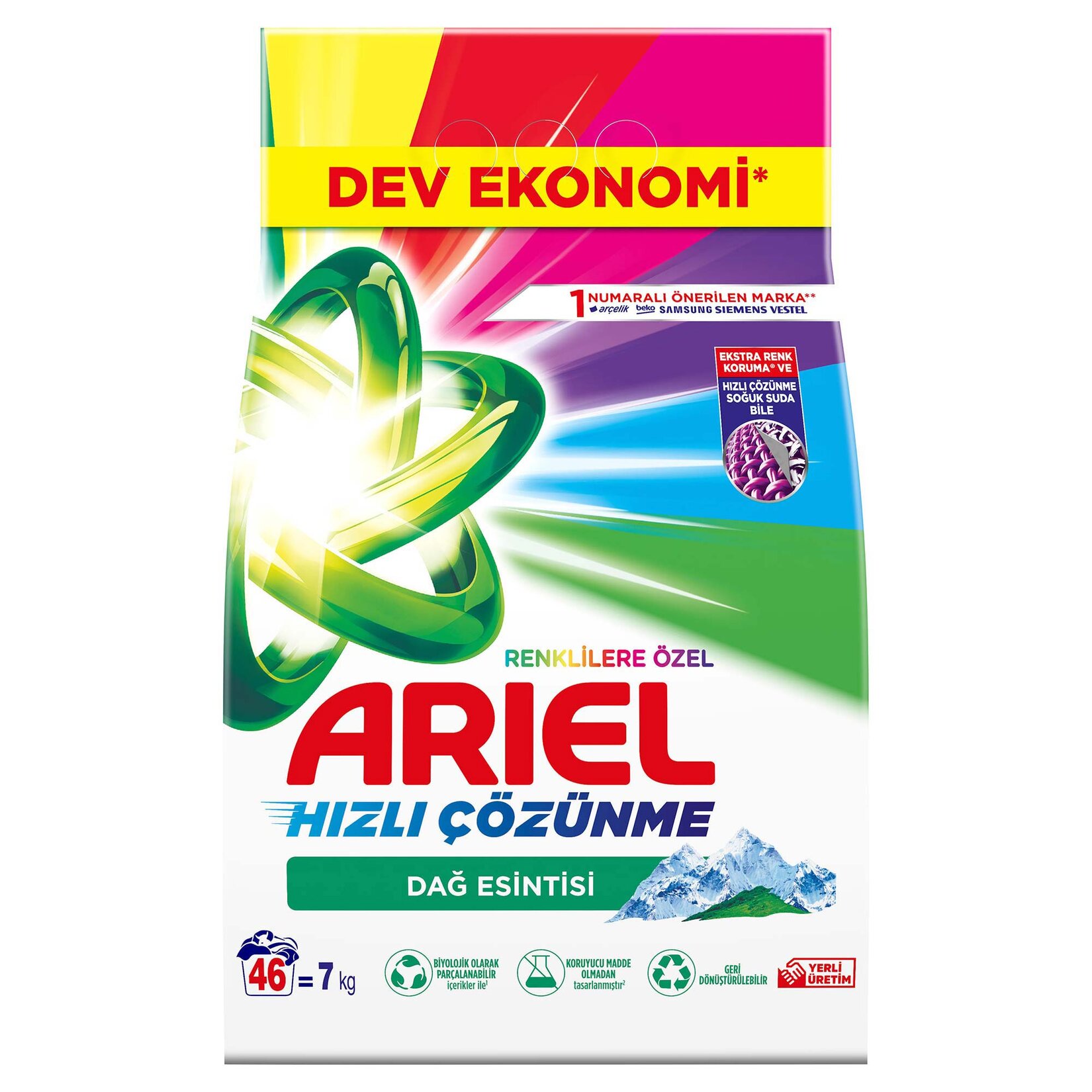 ARİEL TOZ MATİK DAĞ ESİNTİSİ 7 KG