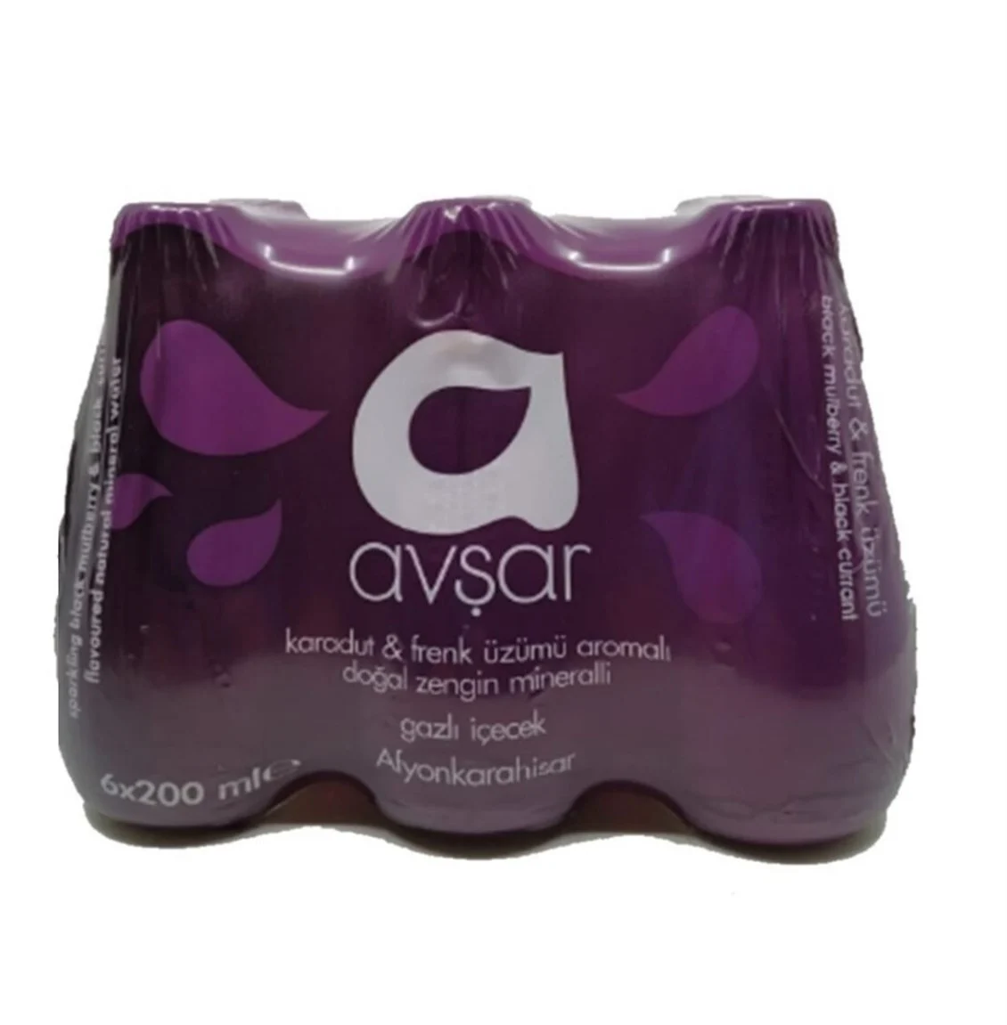 AVŞAR KARADUT SODA 6x200ML