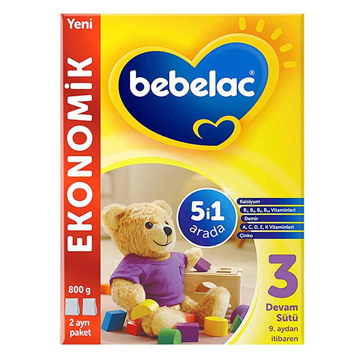 BEBELAC BEBEK MAMASI 3 NUMARA 800 GR