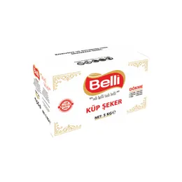 BELLİ KÜP ŞEKER SARGILI 5 KG