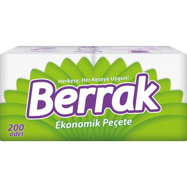 BERRAK KARE PEÇETE 200 YAPRAK