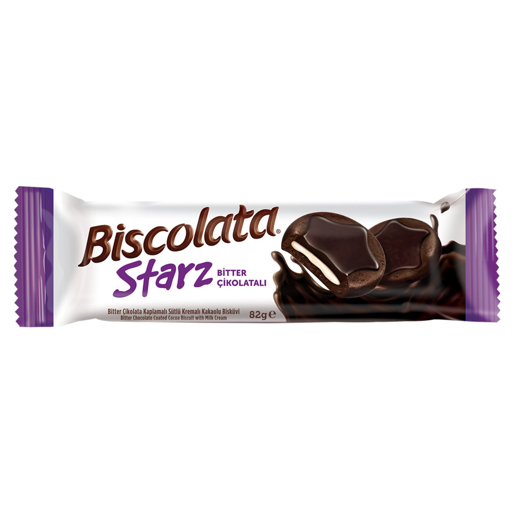 BİSCOLATA STARZ BİTTER ÇİKOLATALI BİSKÜVİ 82 GR