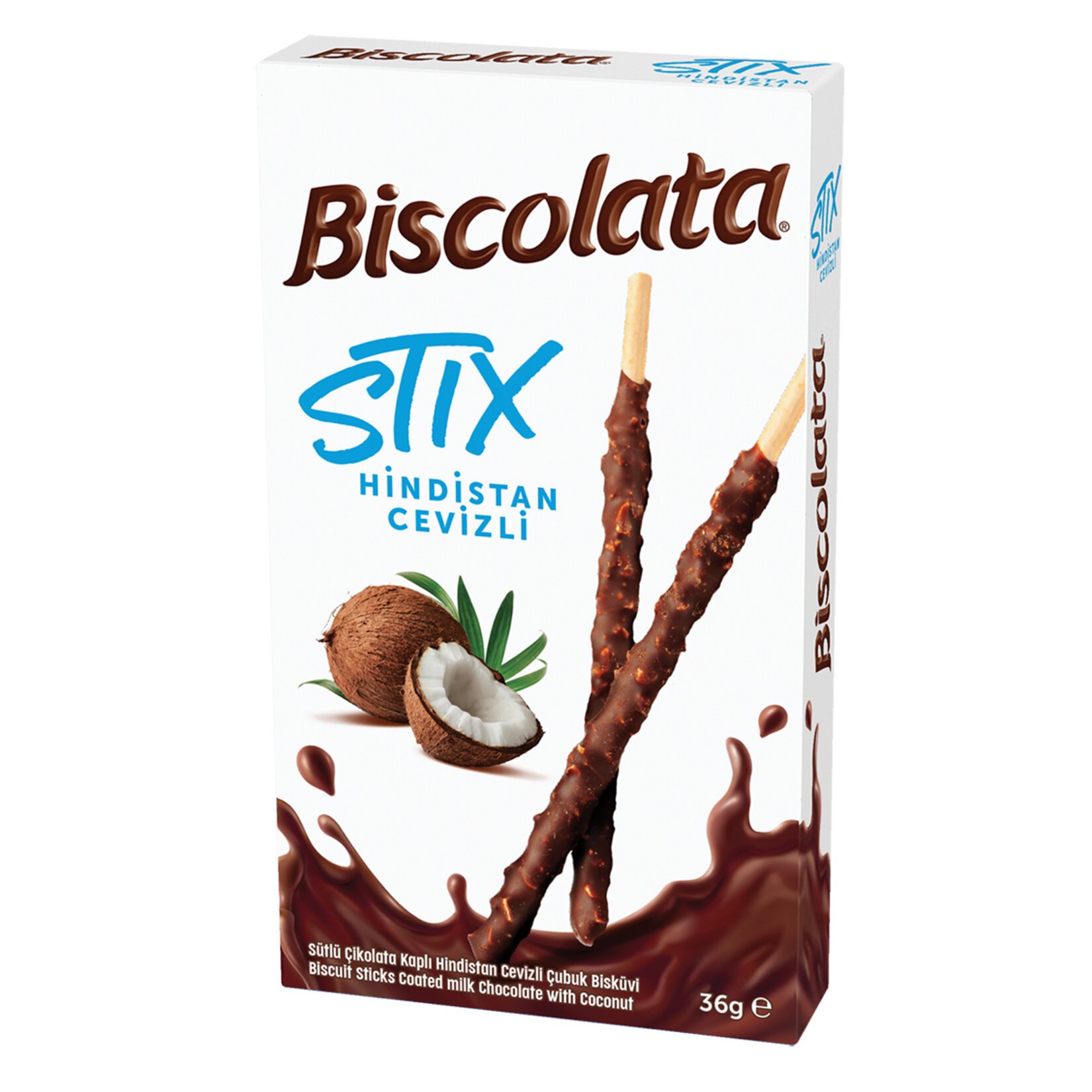 BİSCOLATA STİX HİNDİSTAN CEVİZLİ ÇUBUK 36 GR