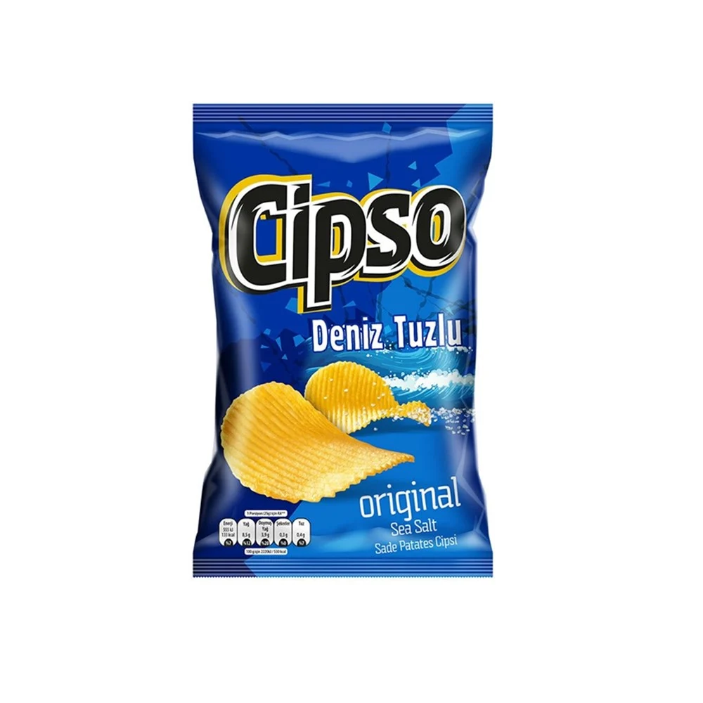 CİPSO ORJİNAL DENİZ TUZLU CİPS 104 GR