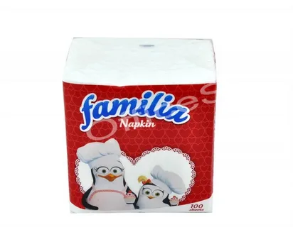 FAMİLİA KARE PEÇETE 100 YAPRAK