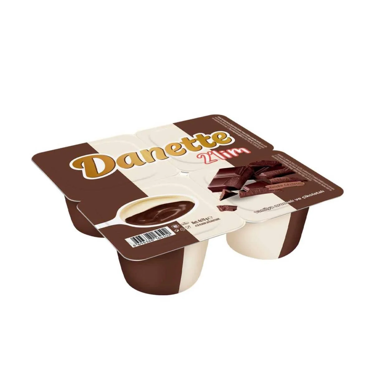 DANETTE ÇİKOLATALI PUDİNG 4x60 GR