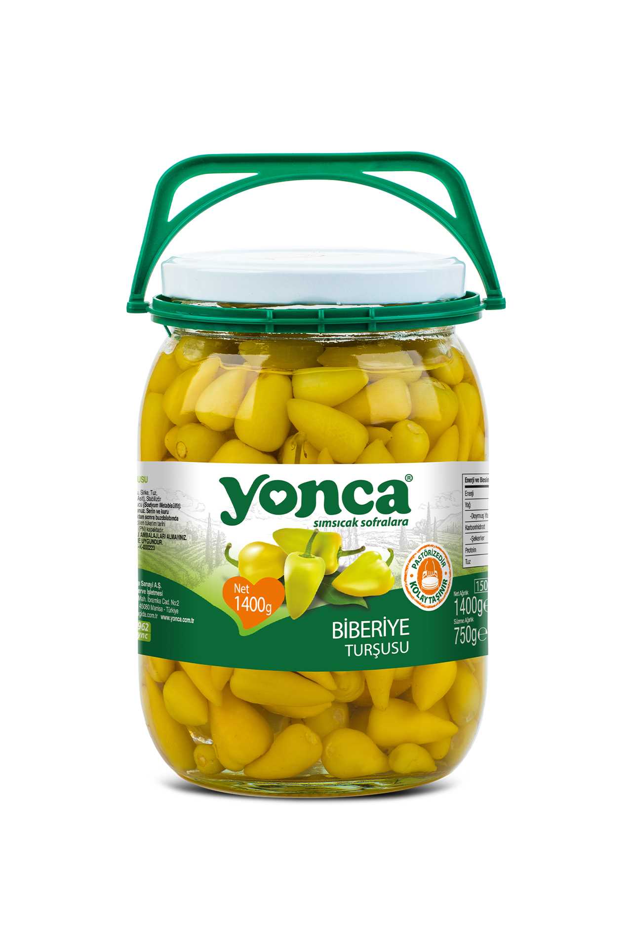 YONCA BİBERİYE TURŞU 1,4 KG