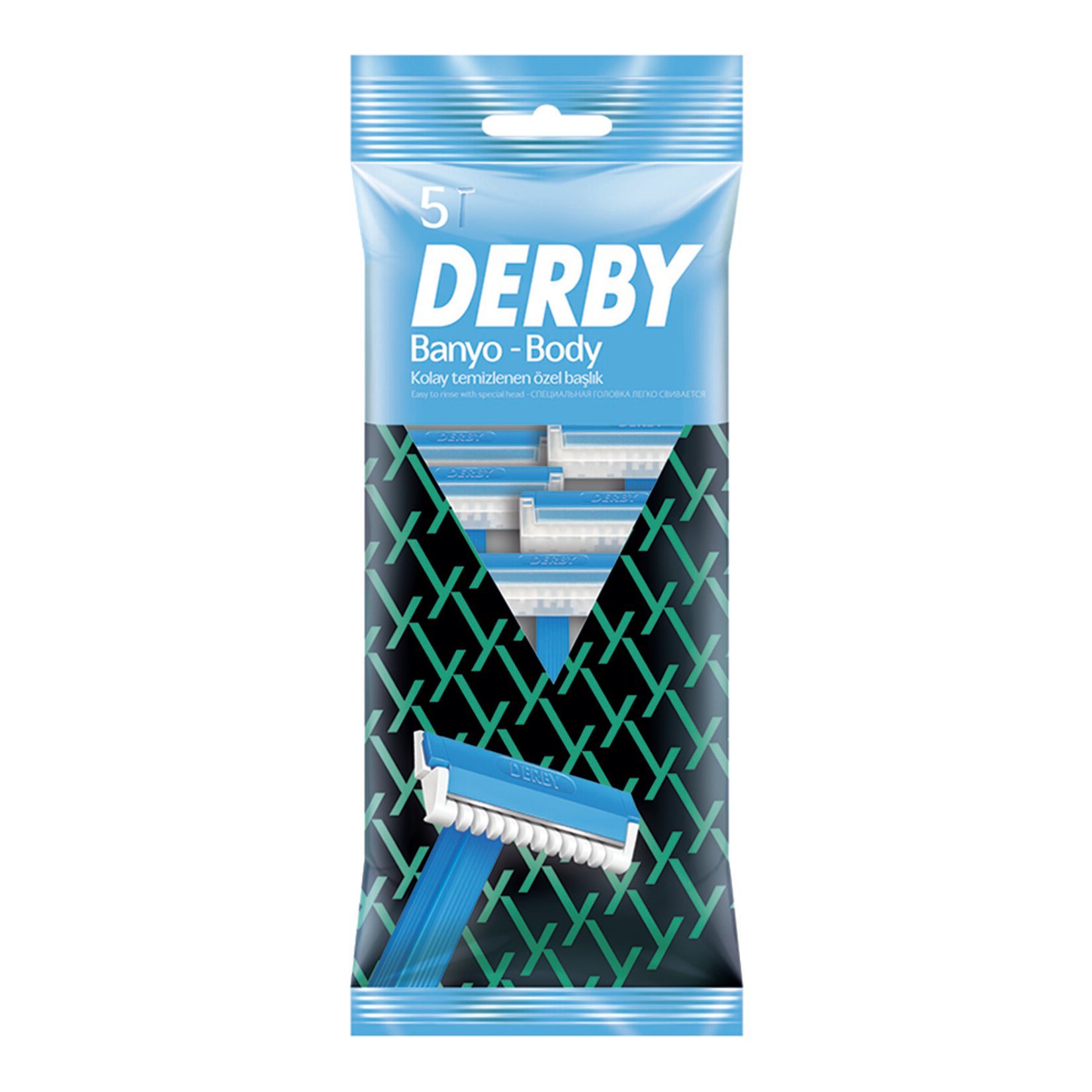 DERBY TIRAŞ BIÇAĞI BANYO 5'Lİ