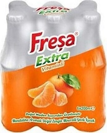 FREŞA EXTRA MANDALİNA SODA 6x200ML
