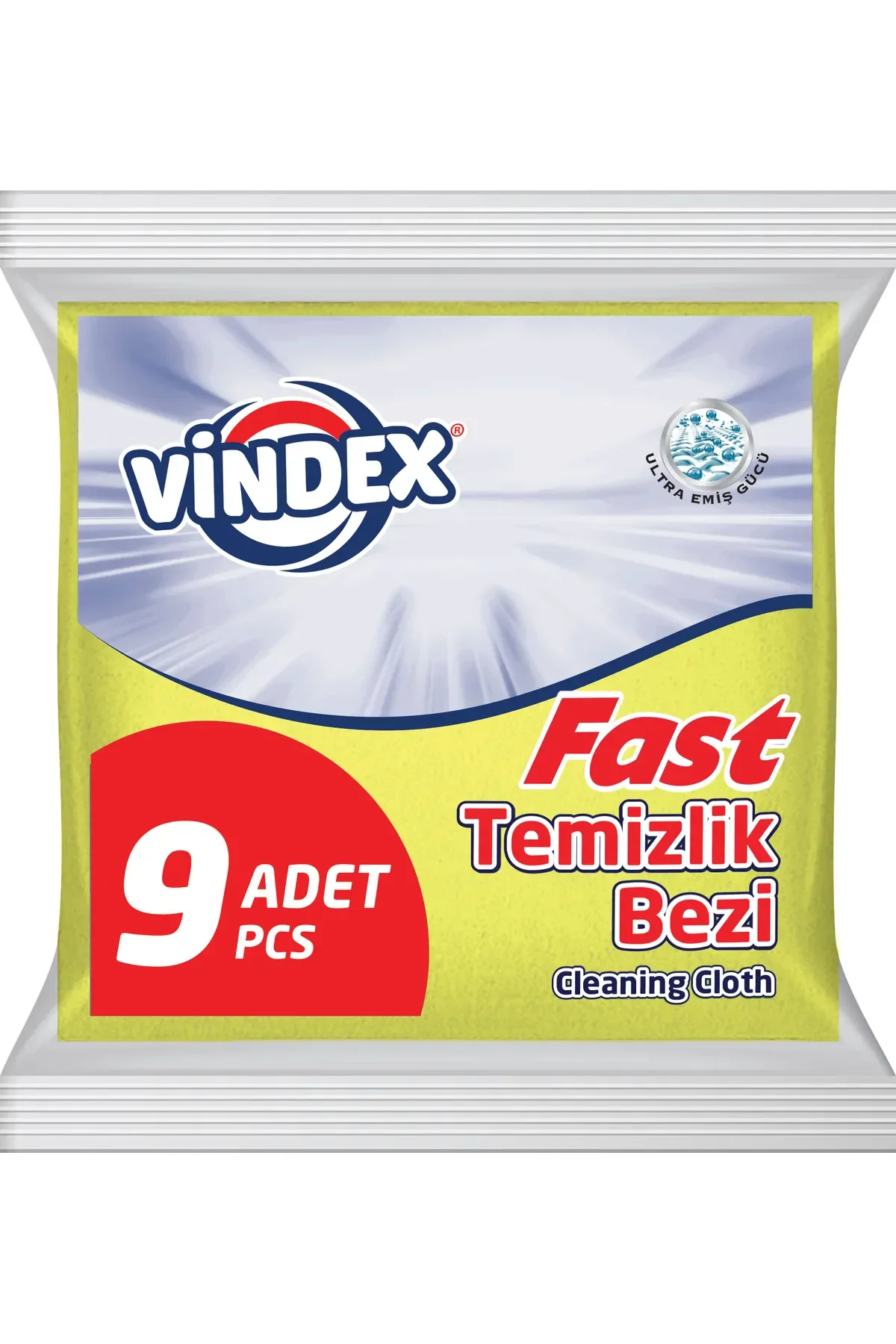 VİNDEX TEMİZLİK BEZİ 9'LU