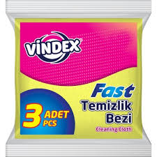 VİNDEX TEMİZLİK BEZİ 3'LÜ
