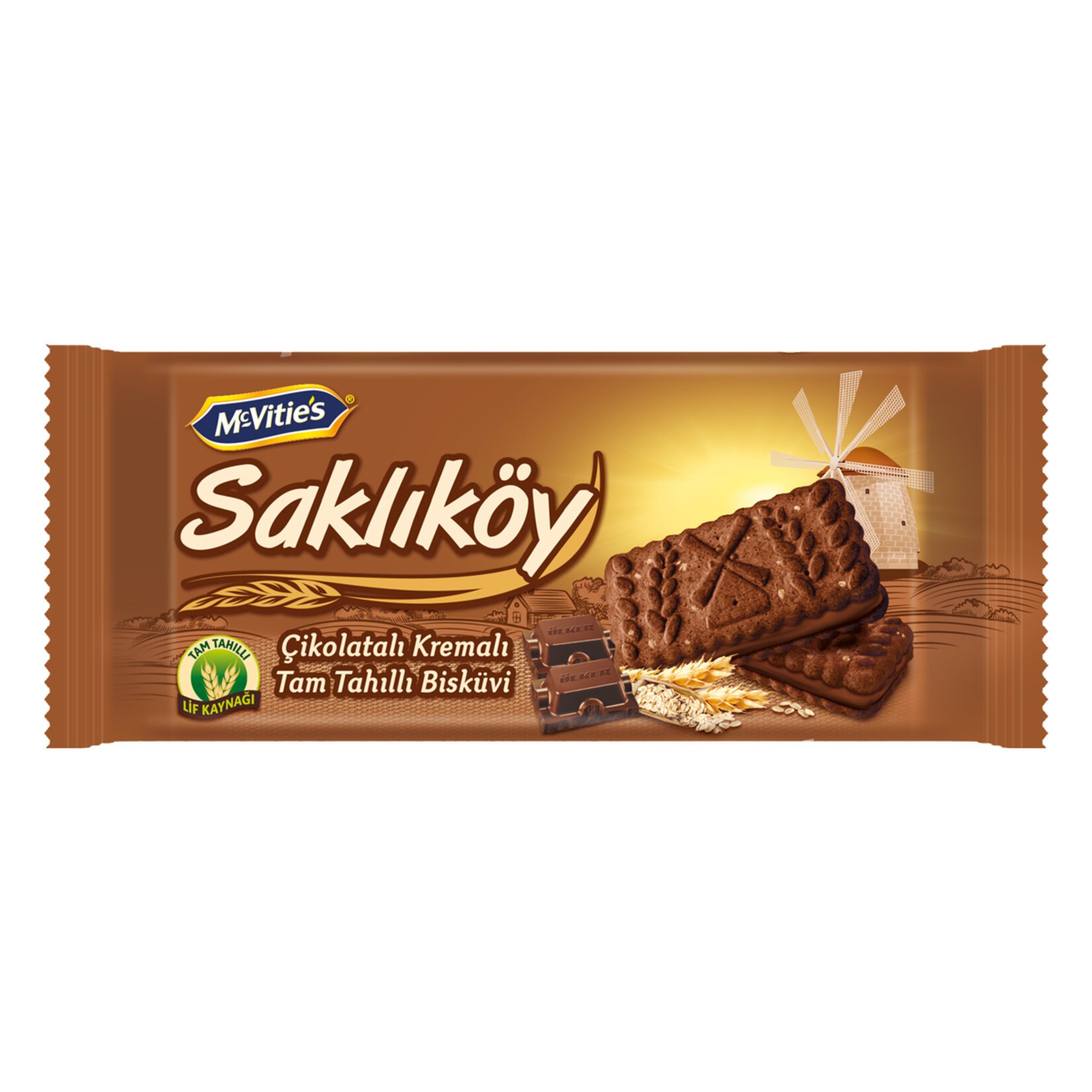 ÜLKER SAKLIKÖY ÇİKOLATALI KREMALI BİSKÜVİ 87 GR