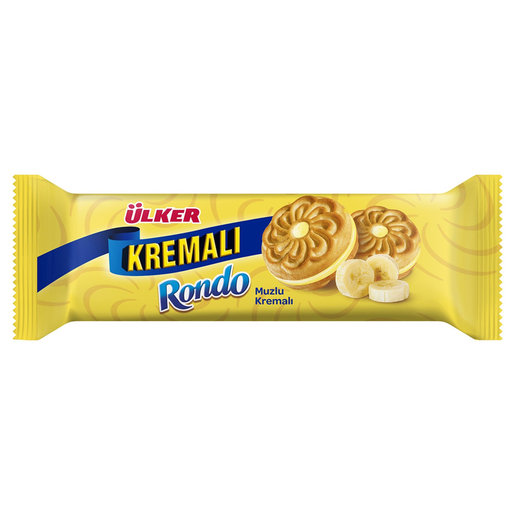 ÜLKER KREMALI RONDO MUZLU BİSKÜVİ 61 GR