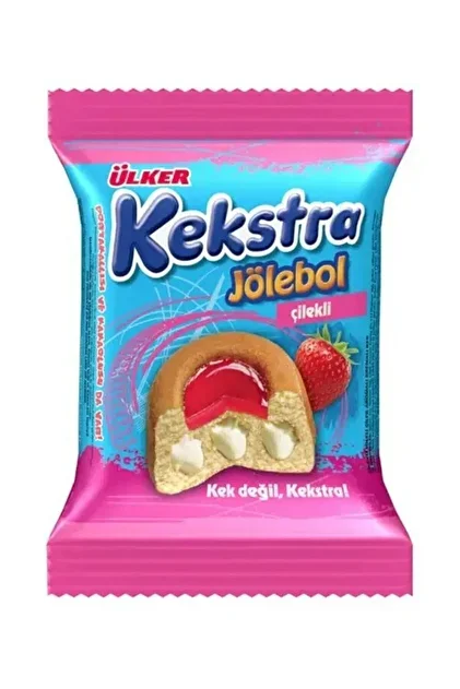 ÜLKER KEKSTRA ÇİLEKLİ KEK 40 GR