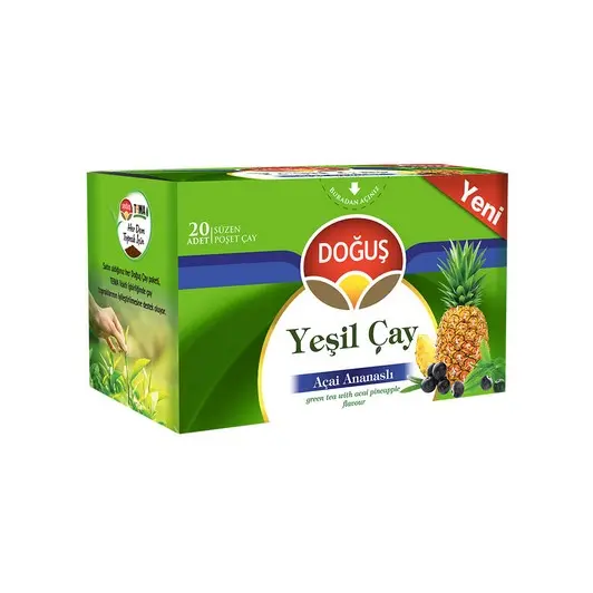 DOĞUŞ YEŞİL AÇAİ ANANASLI BİTKİ ÇAYI 20'Lİ
