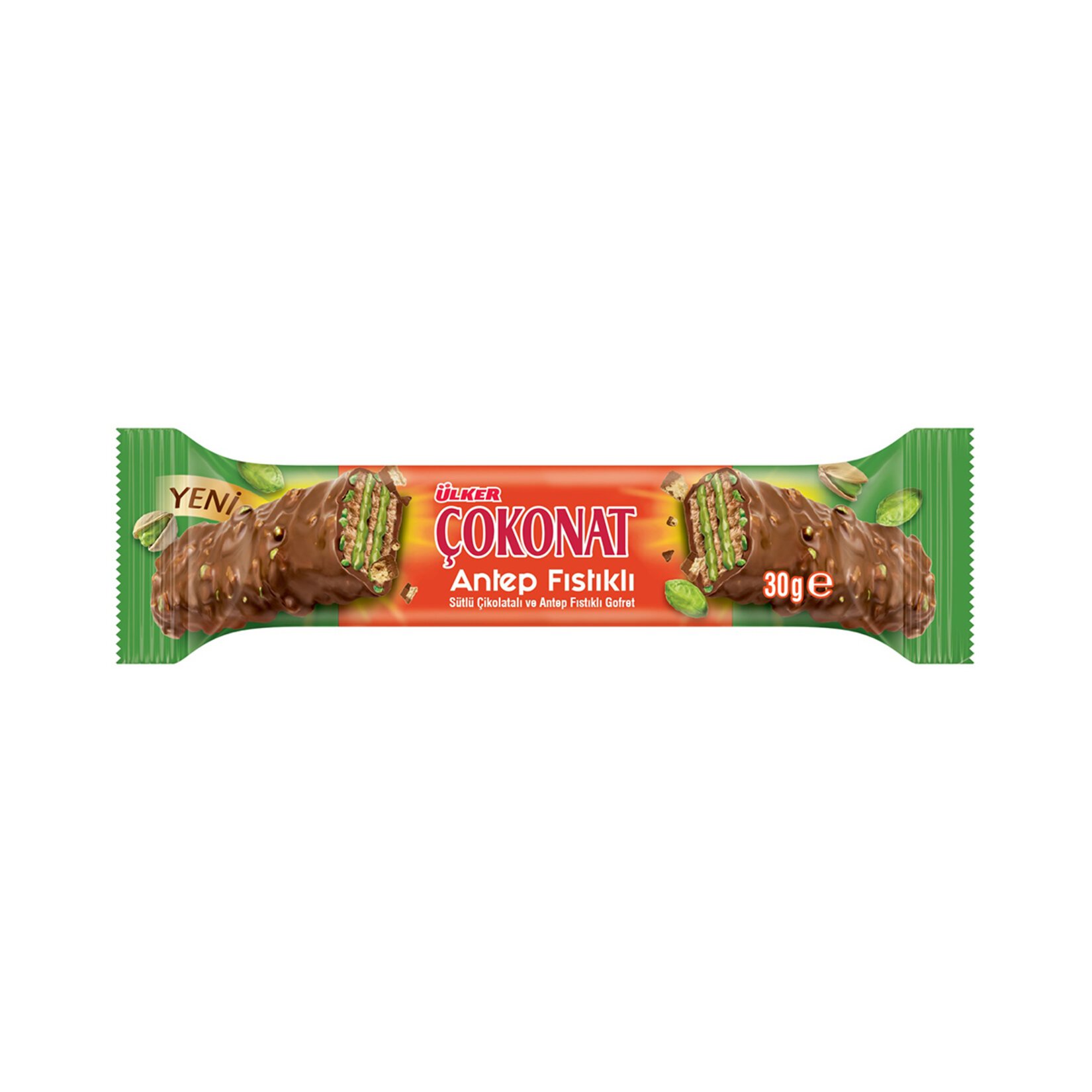 ÜLKER ÇOKONAT ANTEP FISTIKLI 30 GR