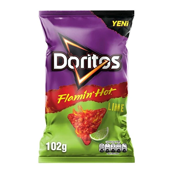 DORİTOS FLAMİN HOT LİME CİPS 102 GR