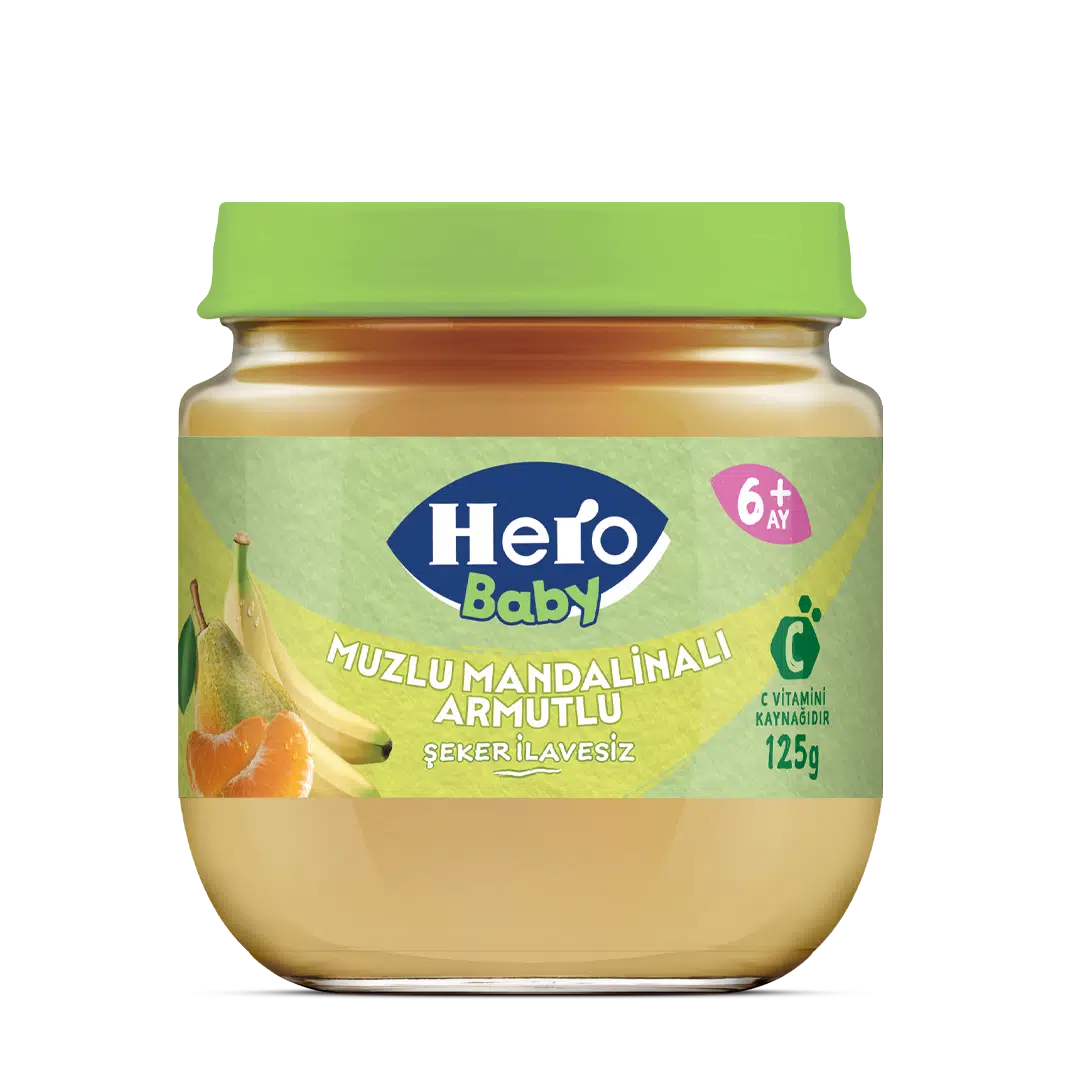 HERO BABY MUZLU ARMUTLU KAVANOZ 125 GR