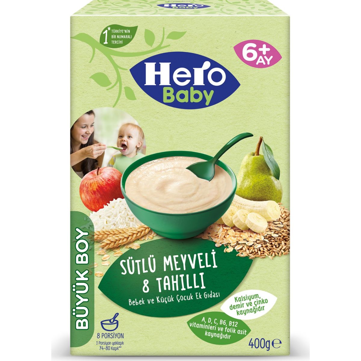 HERO BABY SÜTLÜ TAHILLI KUTU MAMA 400 GR
