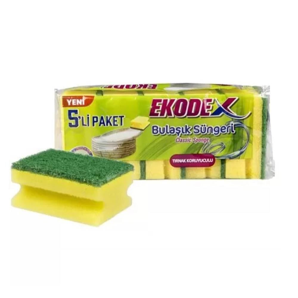 EKODEX BULAŞIK SÜNGERİ 5'Lİ