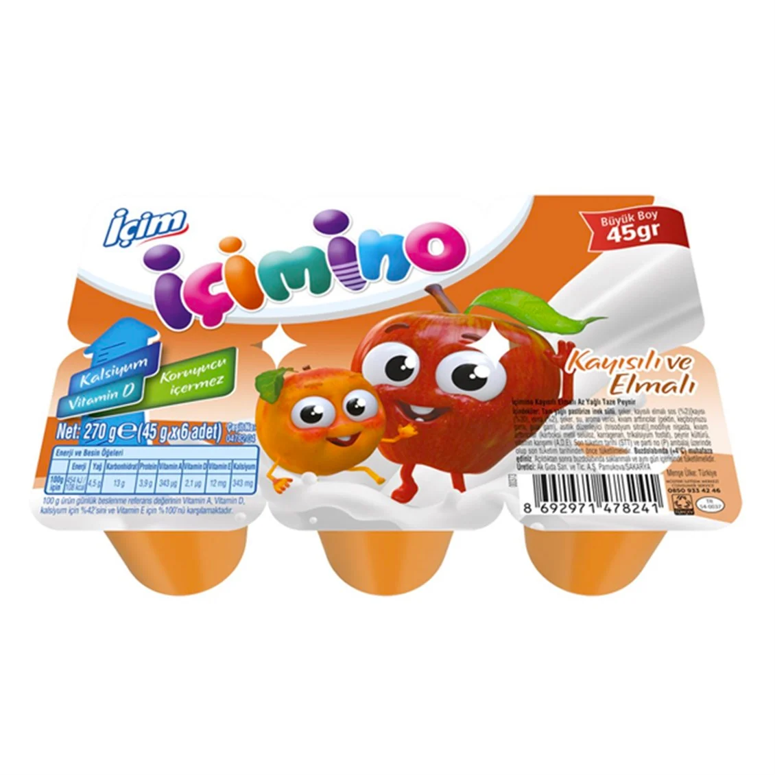 İÇİM BÜYÜME KÜPÜ ELMALI 6x45 GR