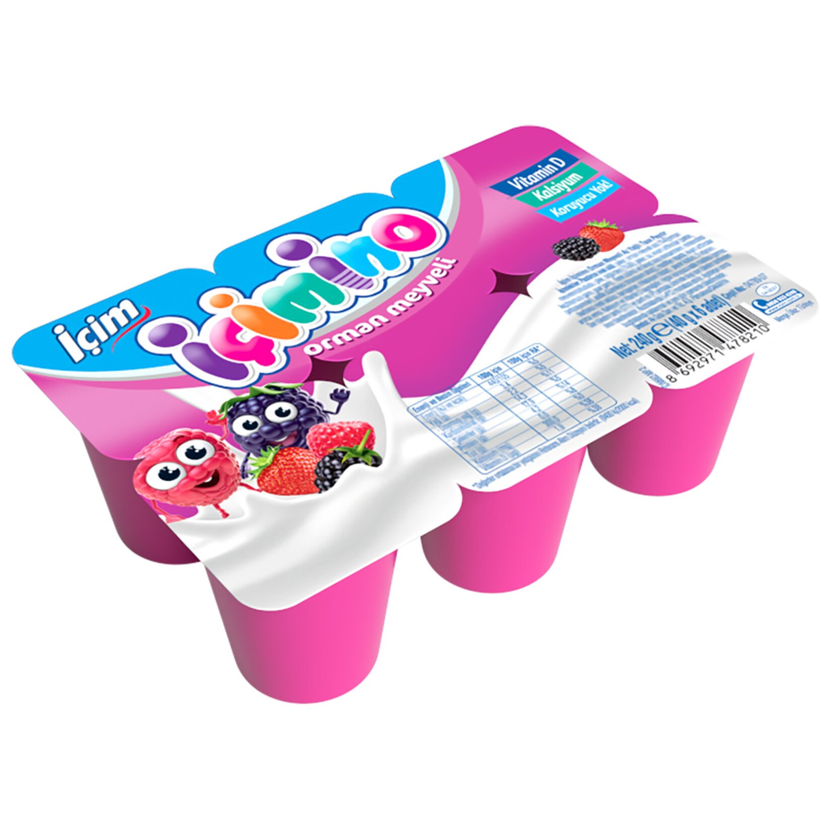 İÇİM BÜYÜME KÜPÜ ORMAN MEYVELİ 6x45 GR