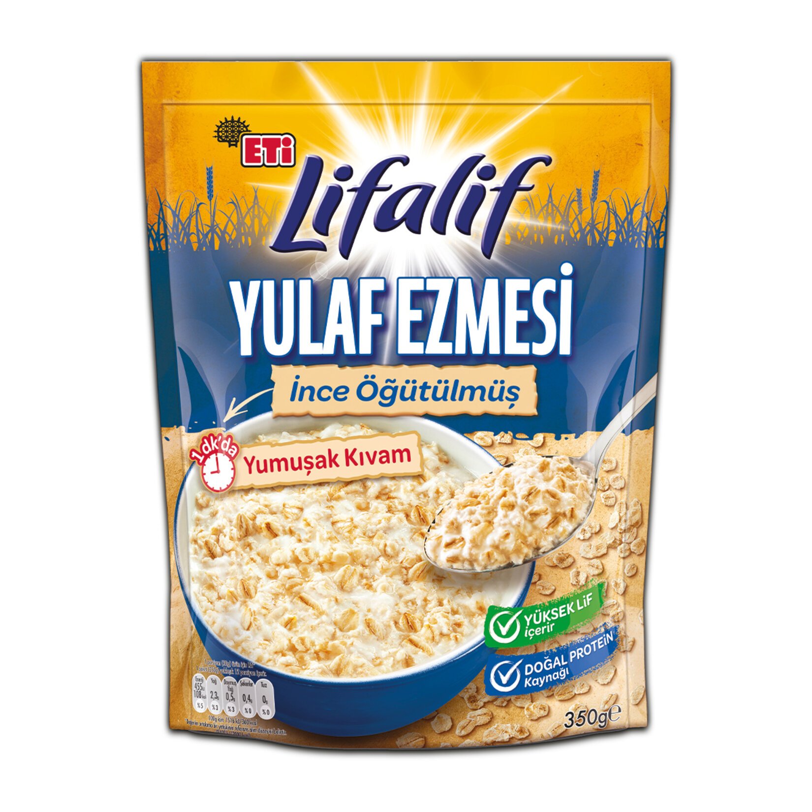 ETI LİFALİF YULAF EZMESİ 350 GR