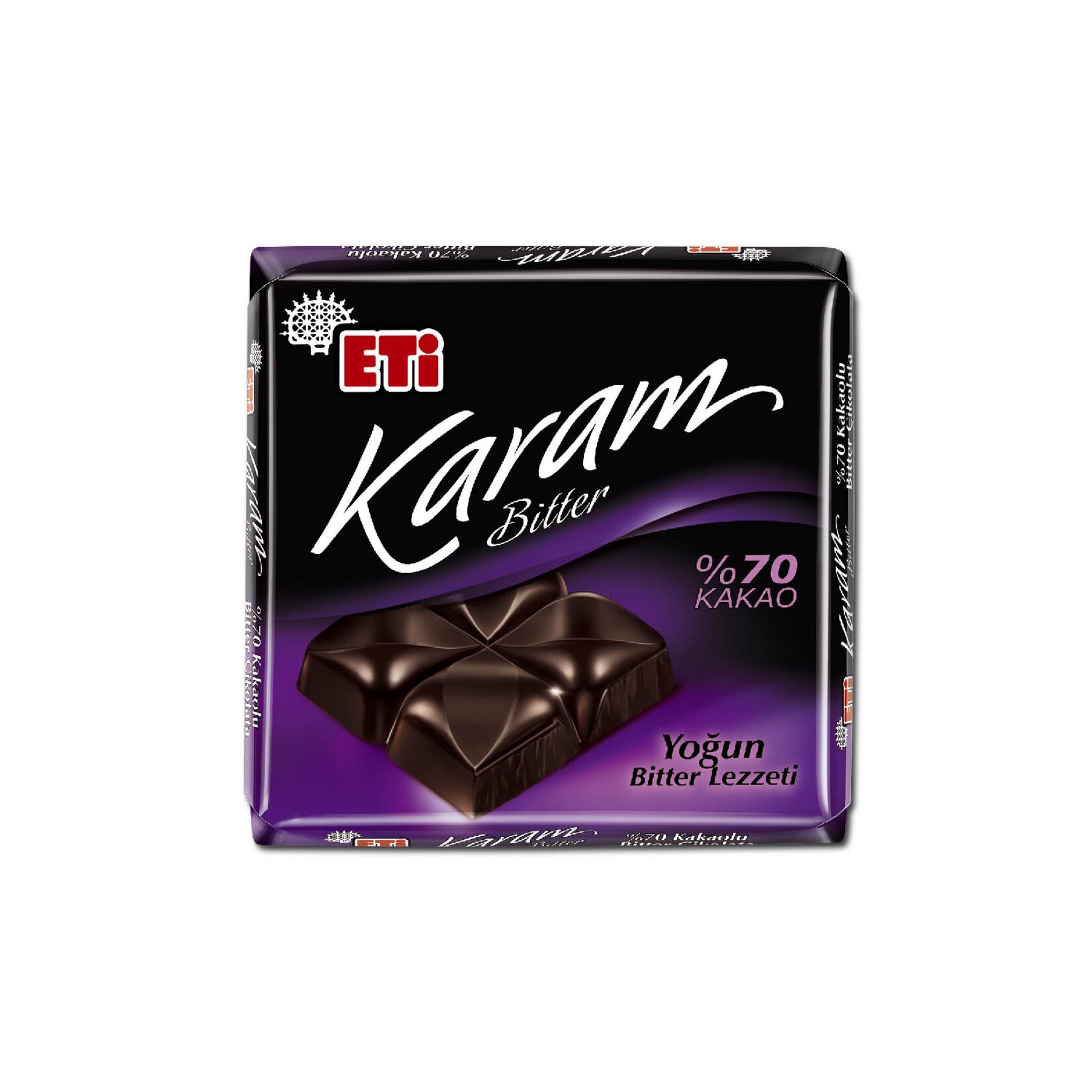 ETİ %70 KAKAO KARAM KARE ÇİKOLATA 60 GR