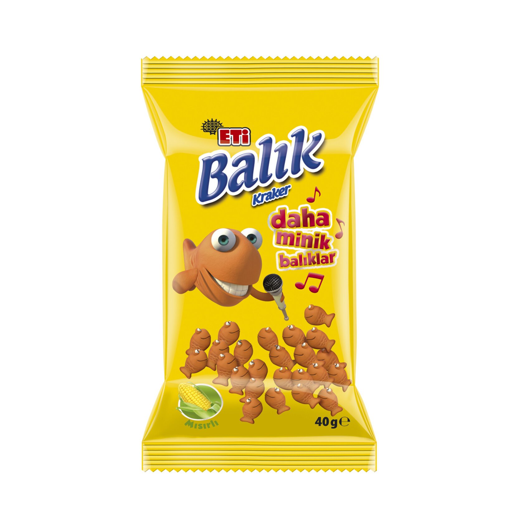ETİ BALIK MISIRLI KRAKER 40 GR