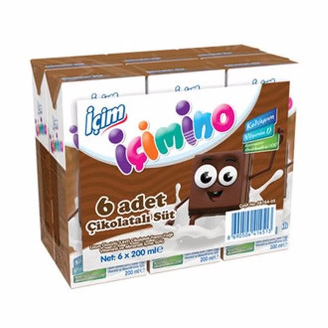İÇİM SÜT ÇİKOLATALI 6x180ML