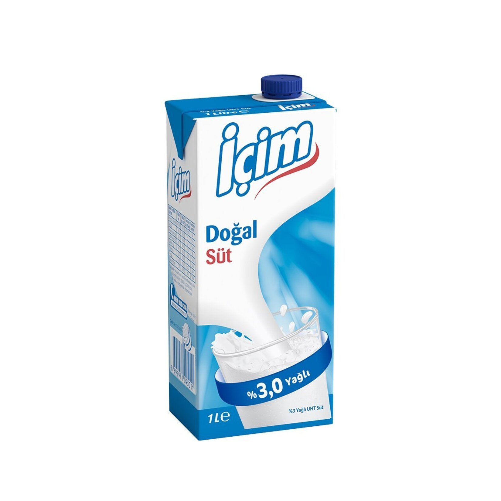 İÇİM TAM YAĞLI SÜT 1 LT