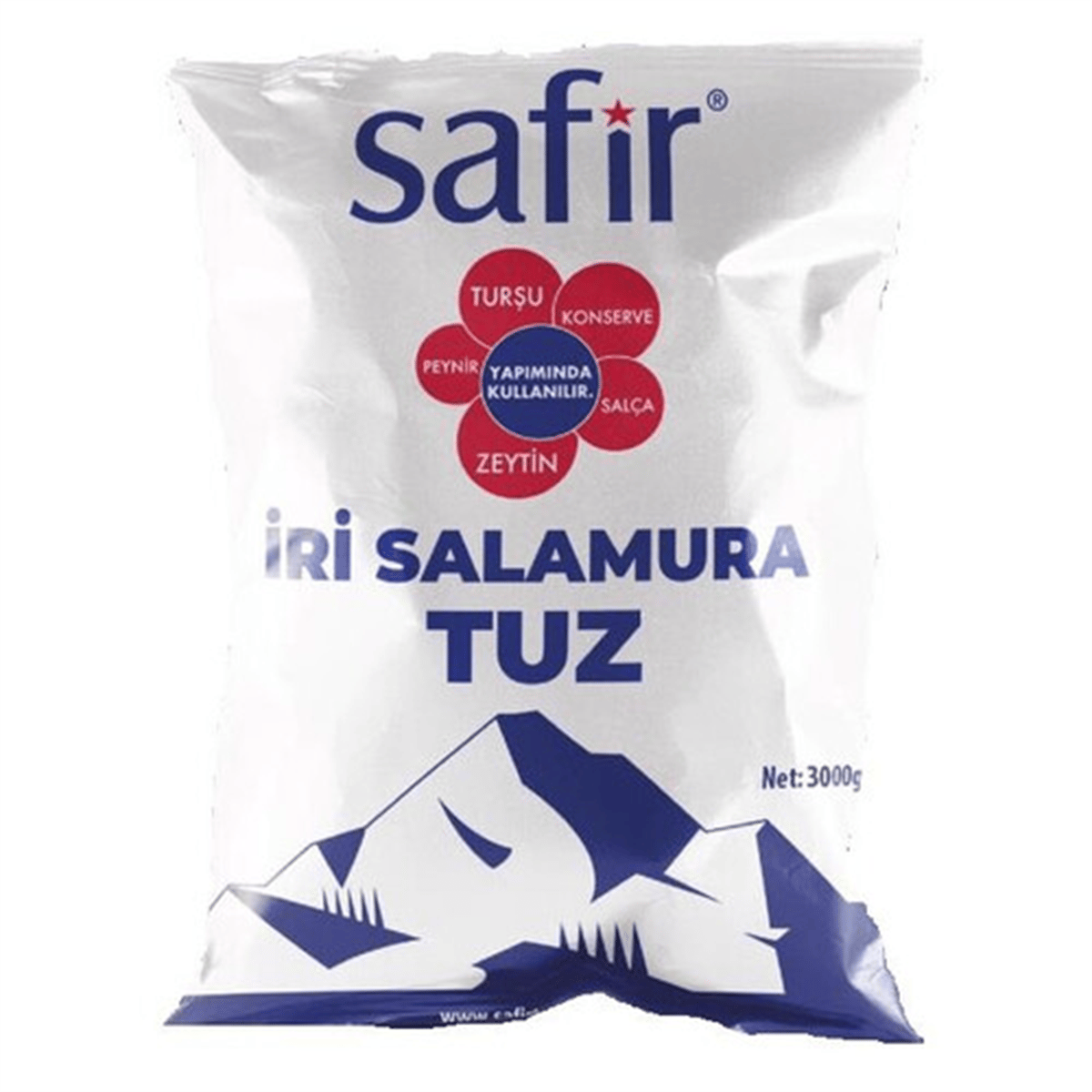 SAFİR İRİ TUZ 3 KG