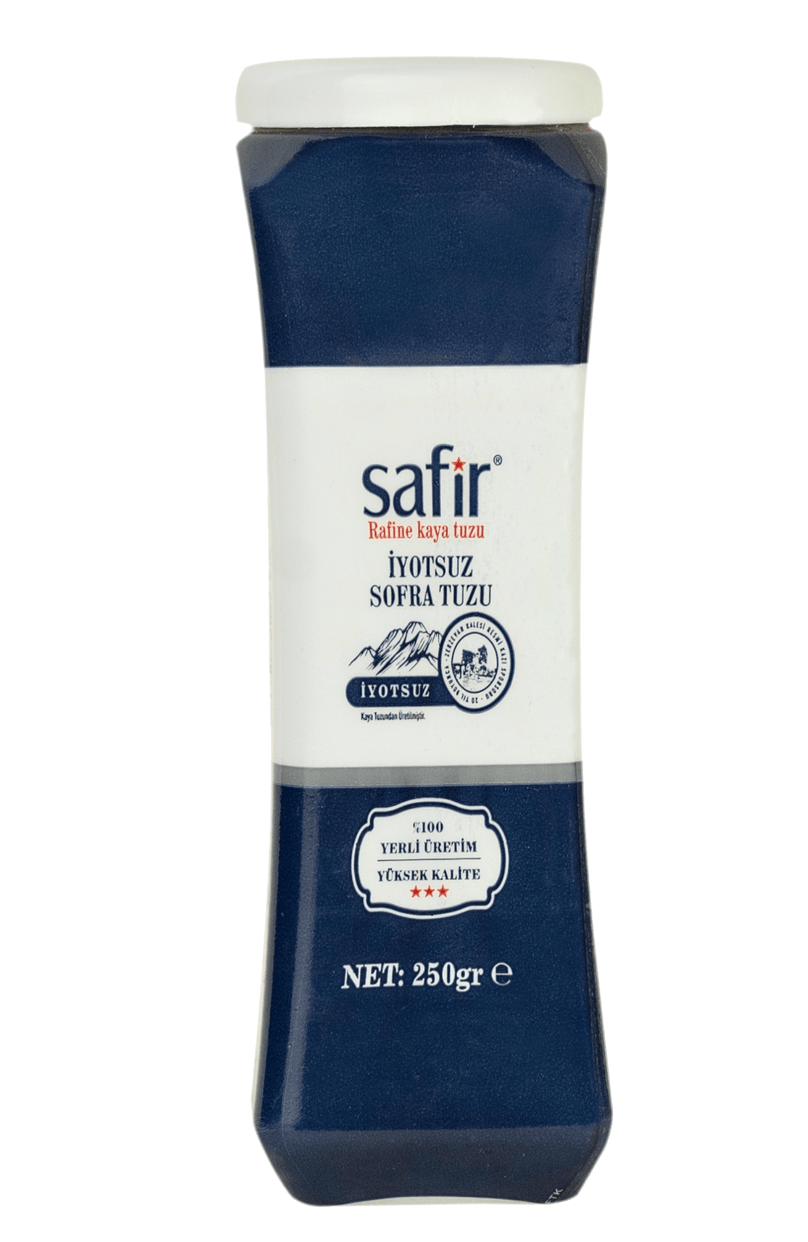 SAFİR İYOTSUZ SOFRA TUZU 250 GR