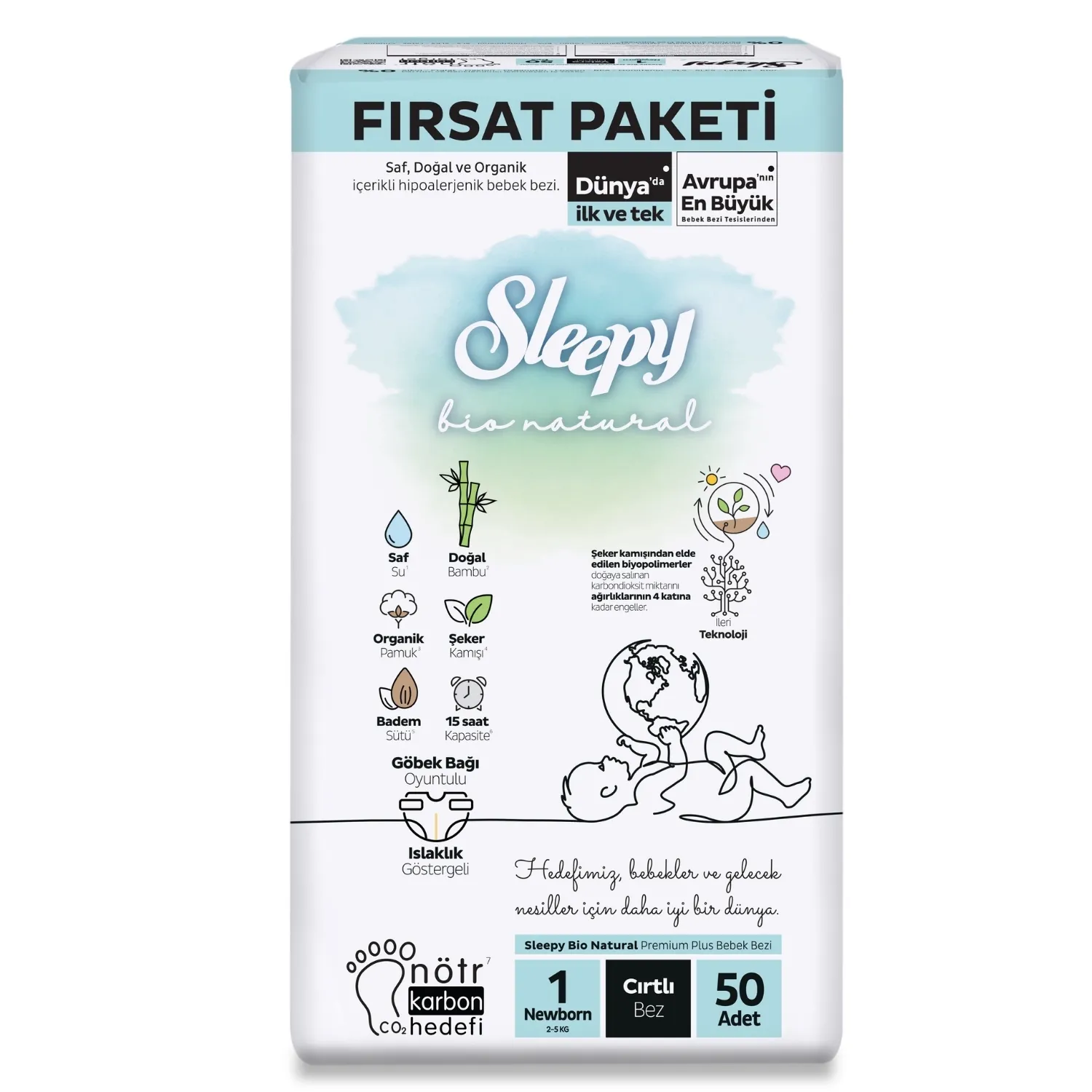 SLEEPY BEBEK BEZİ NO:1 50'Lİ