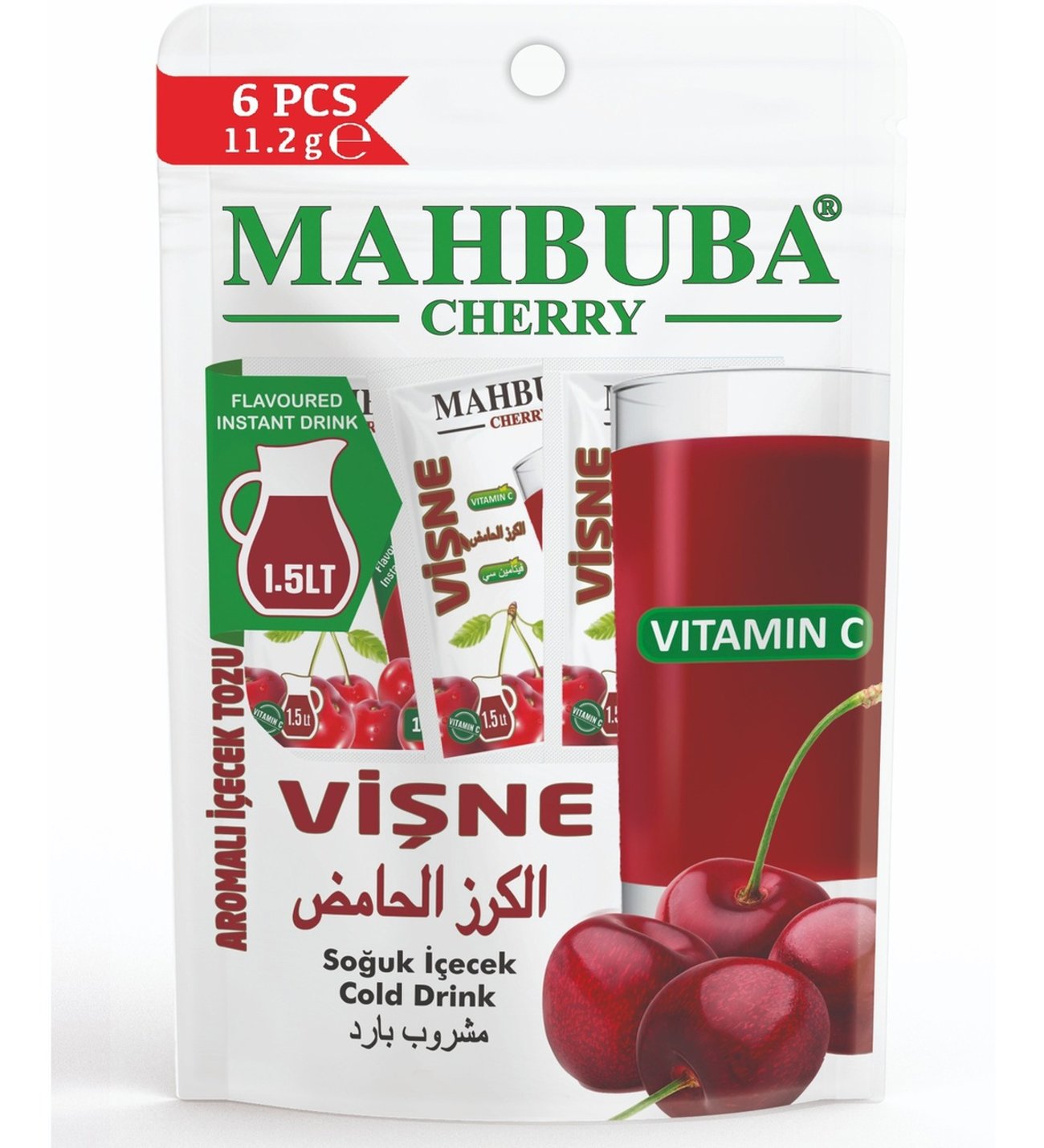 MAHBUBA TOZ İÇECEK VİŞNELİ 12 GR