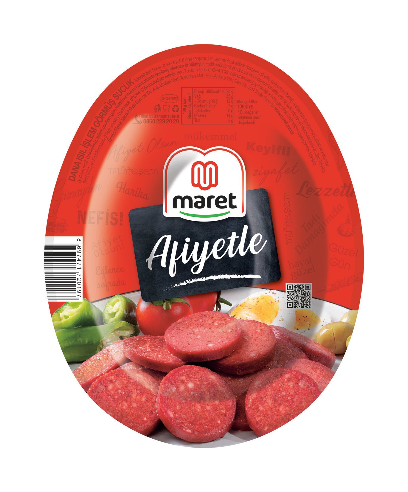 MARET DANA SUCUK 200 GR