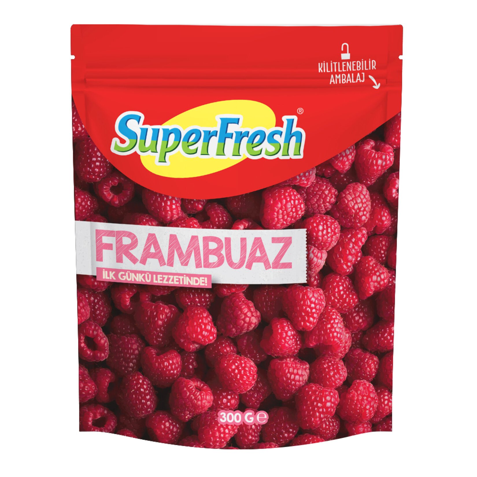 SUPERFRESH DONDURULMUŞ FRAMBUAZ 300 GR