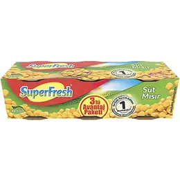 SUPERFRESH SÜT MISIR 3x200 GR