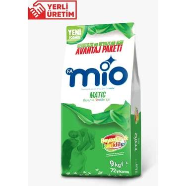 MİO TOZ MATİK RENKLİ&BEYAZLAR 9 KG