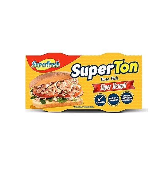 SUPERFRESH SUPERTON TUNA FİSH 2x135 GR