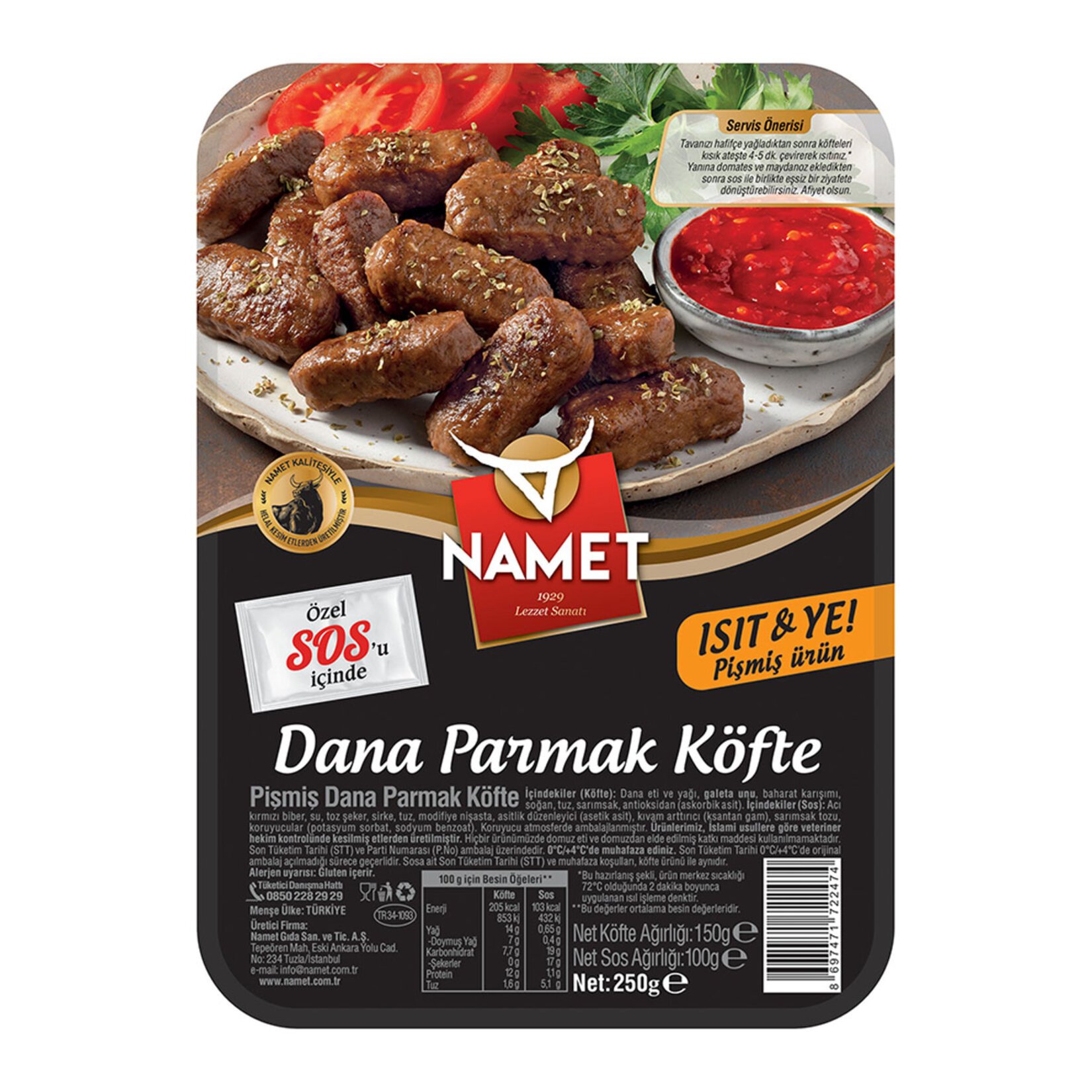 NAMET DANA PARMAK KÖFTE