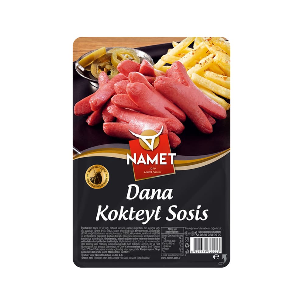 NAMET DANA SOSİS 250 GR