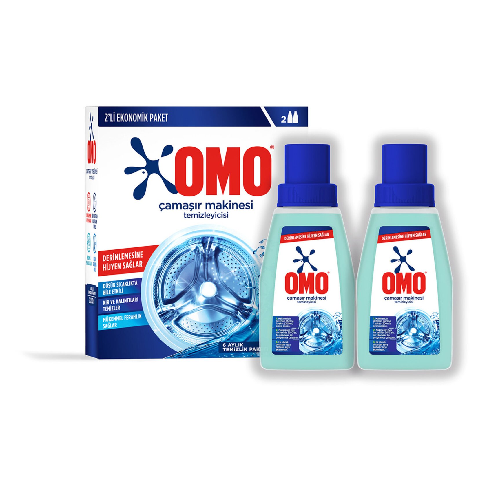 OMO ÇAMAŞIR MAKİNESİ TEMİZLEYİCİ 2x200ML