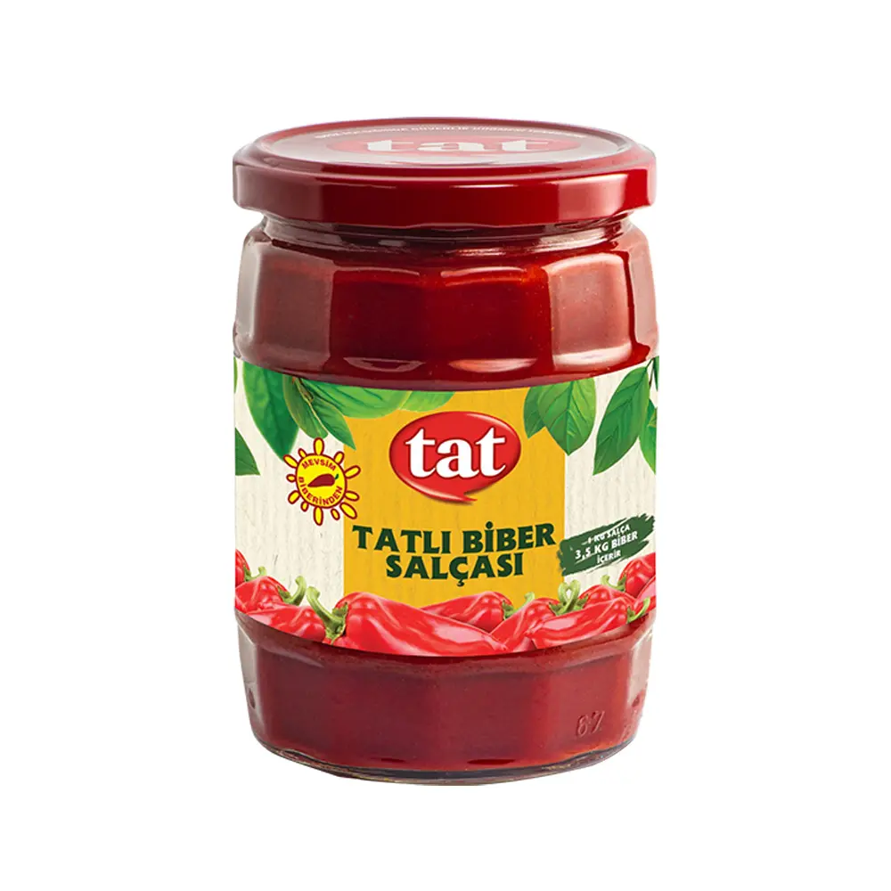 TAT TATLI BİBER SALÇA 550 GR