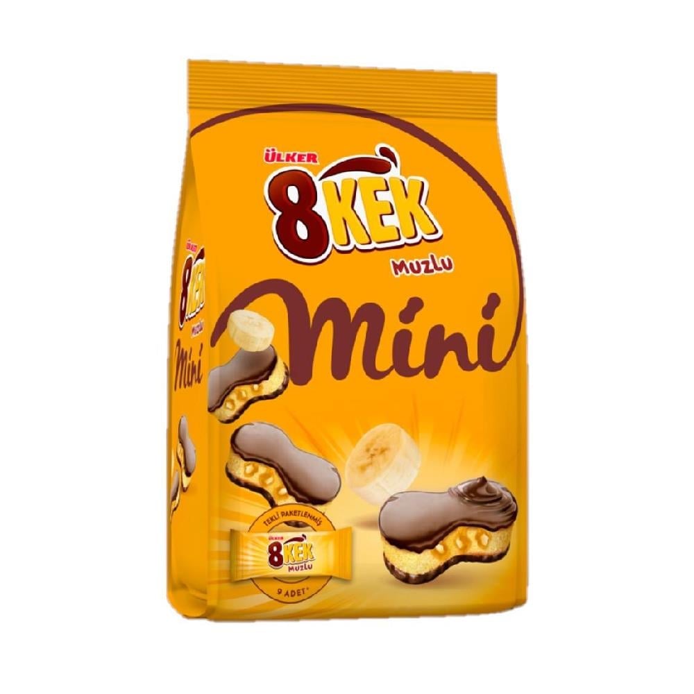 ÜLKER 8 KEK MİNİ MUZLU KEK
