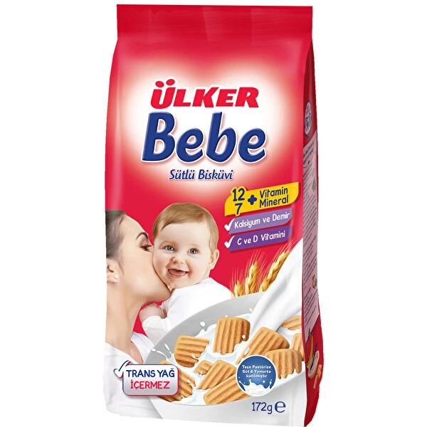 ÜLKER BEBE BİSKÜVİSİ SÜTLÜ 172GR