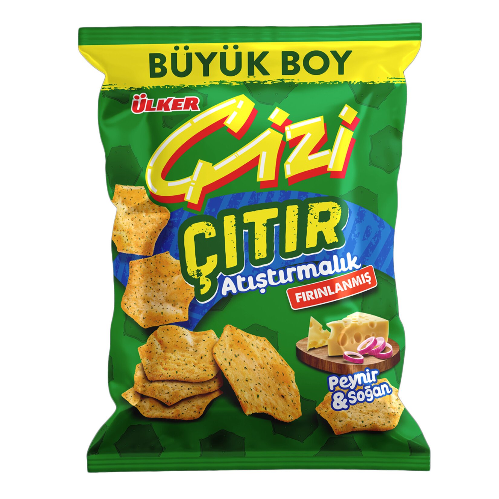 ÜLKER ÇİZİ ÇITIR PEYNİR &SOĞAN KRAKER 80 GR